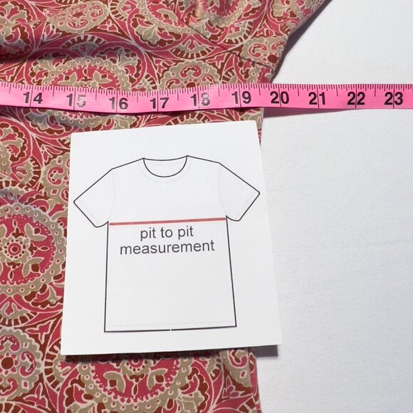 Talbots V-Neck Top with Twist Front - Size L Cotton blend Fall transition piece - Picture 6 of 8